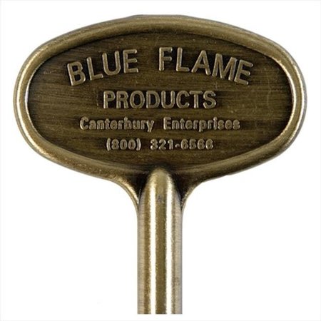 CANTERBURY  ENTERPRISES LLC Blue Flame BF.KY.04 3 in. Universal Key Antique Brass BF.KY.04